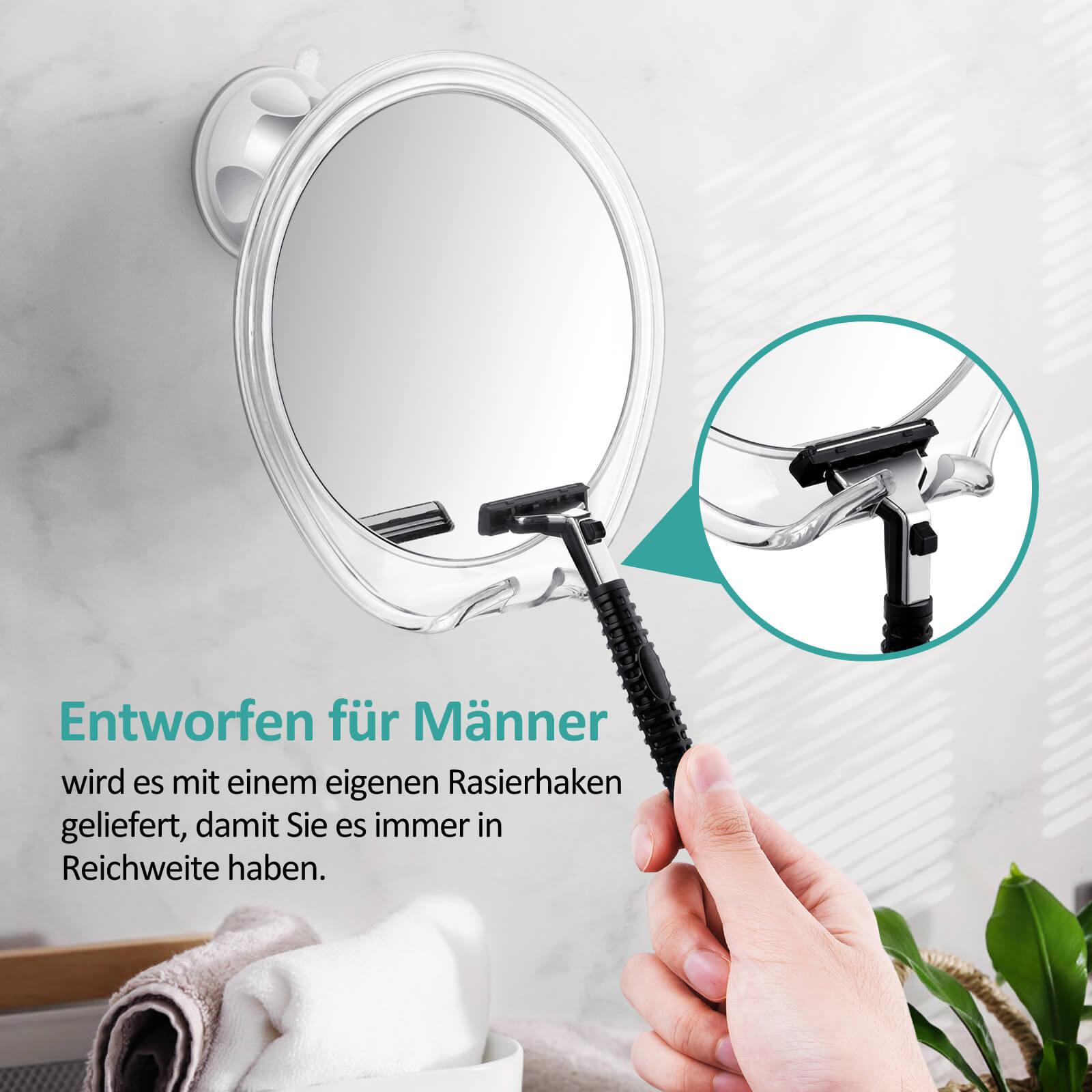 emke-cm03b7w-miroir-grossissant-7x-ventouse-support-rasoir image 3