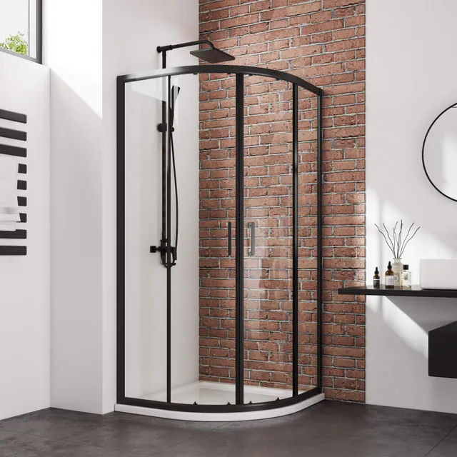 emke-cabine-de-douche-quart-de-cercle-blanche-90x90x185-cm image 1