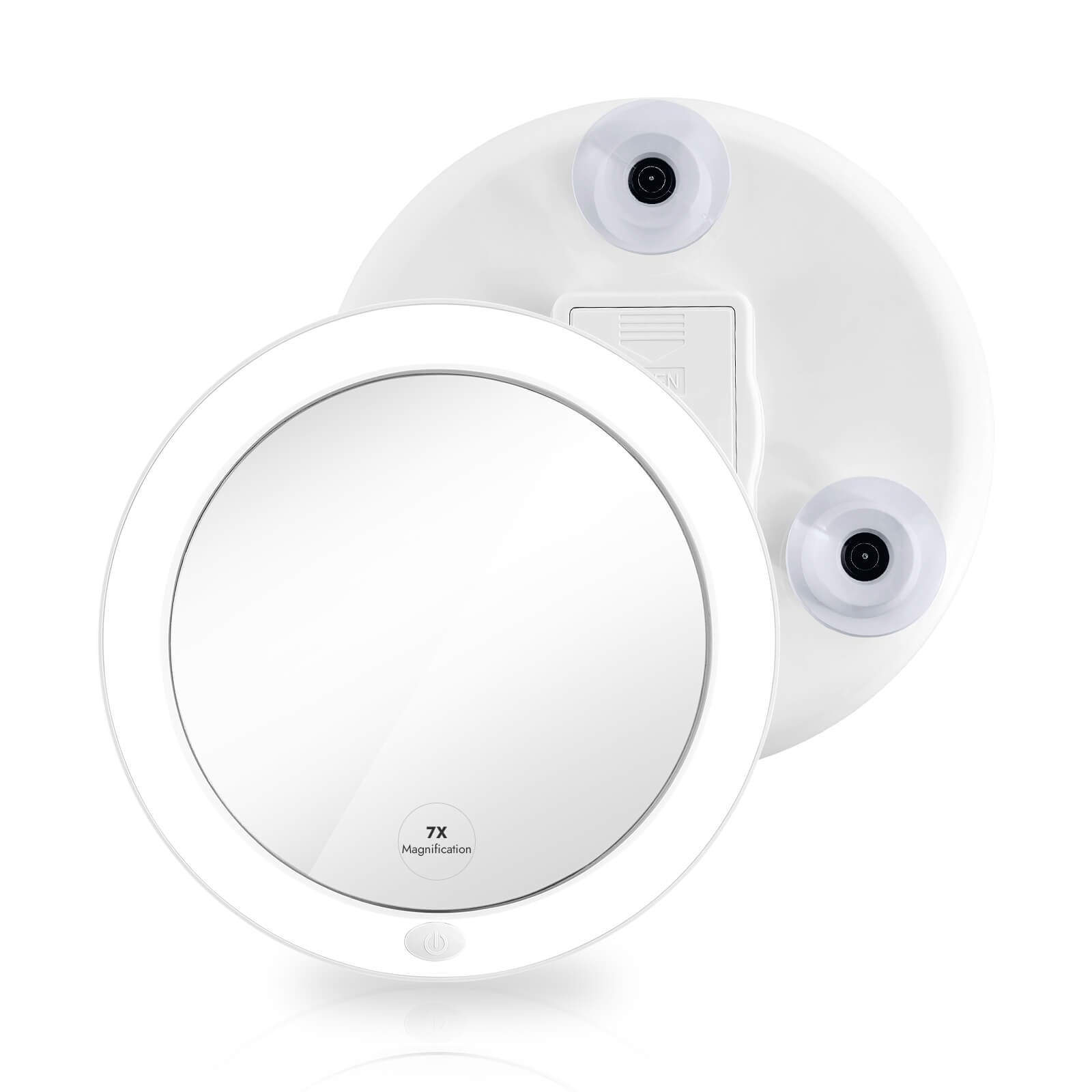 emke-miroir-grossissant-led-5x-blanc-ventouse-165-mm image 2