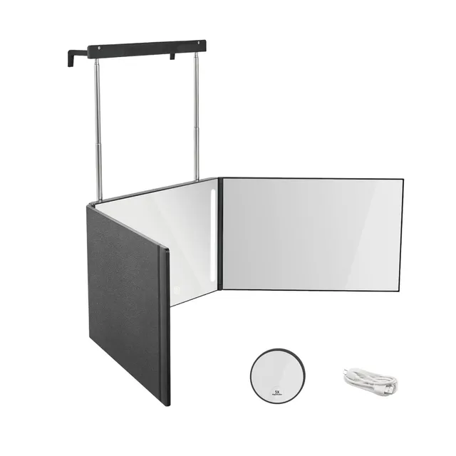 emke-cm04-miroir-grossissant-lumineux-5x-noir-pliable image 1