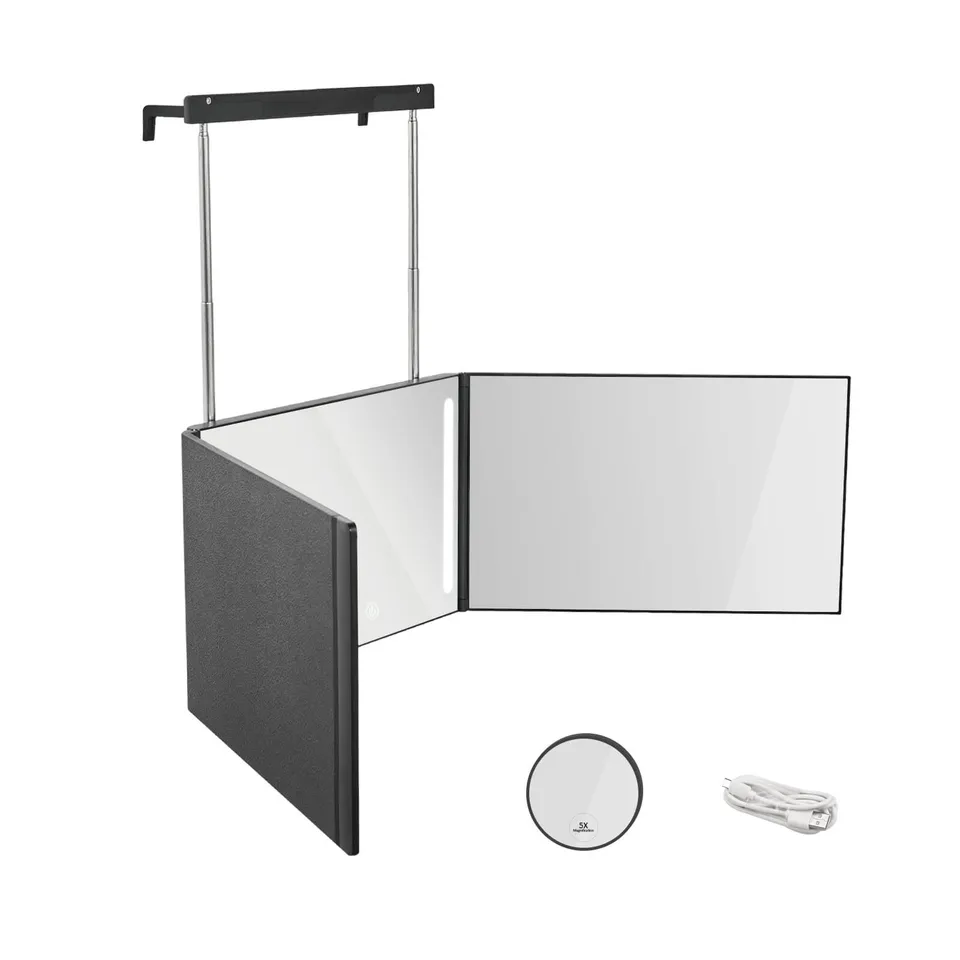 emke-cm04-miroir-grossissant-lumineux-5x-noir-pliable image 1