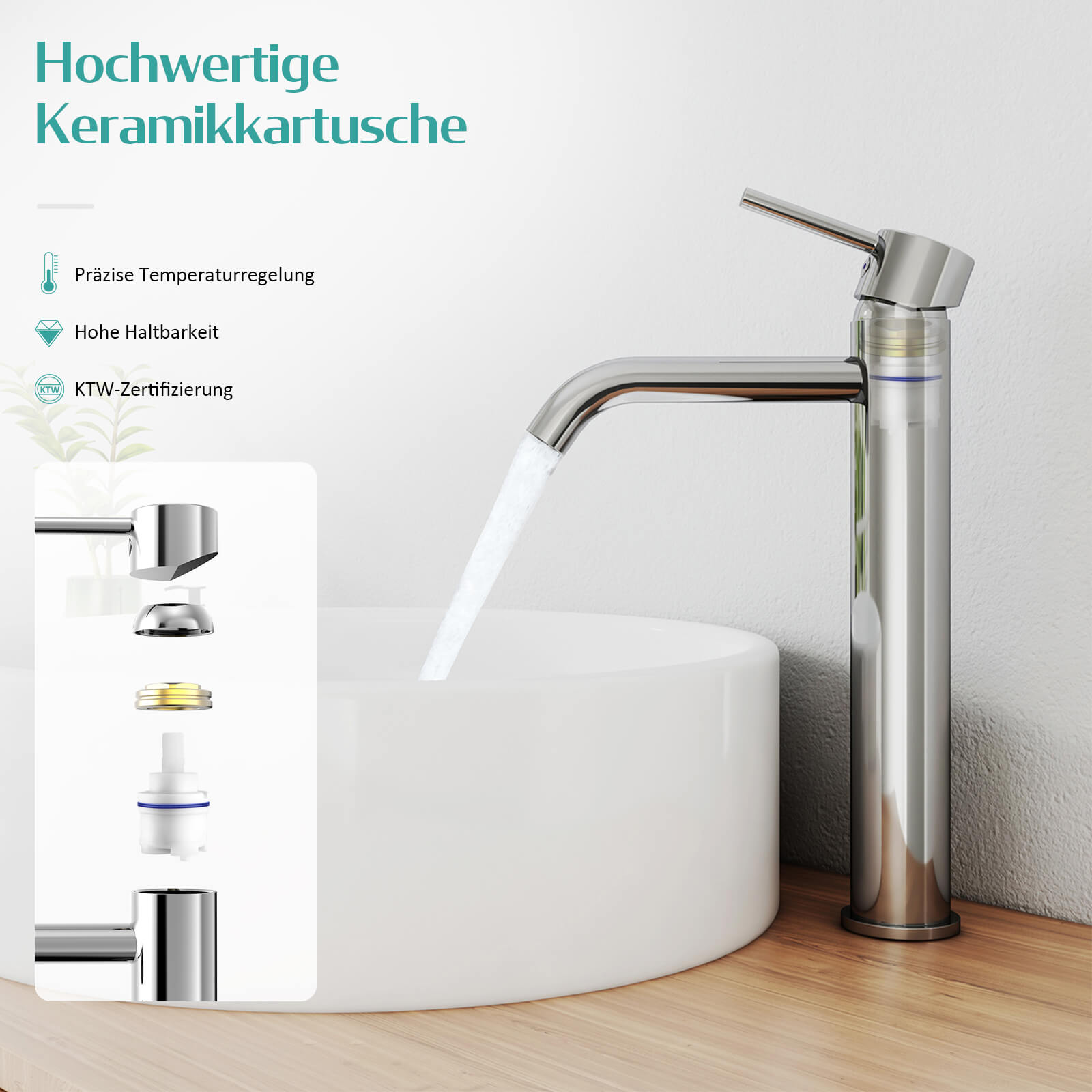 emke-f14-mitigeur-lavabo-chrome-corps-haut-sans-vidage image 6