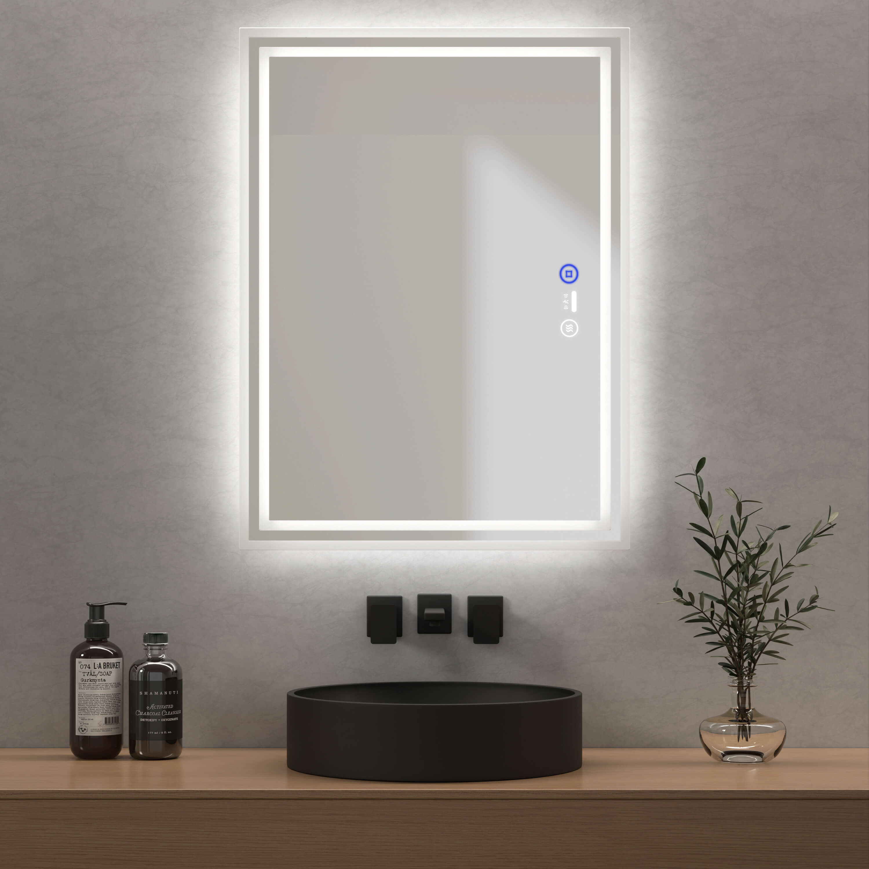 emke-miroir-lumineux-lm04-salle-de-bain-80x60-capteur image 3
