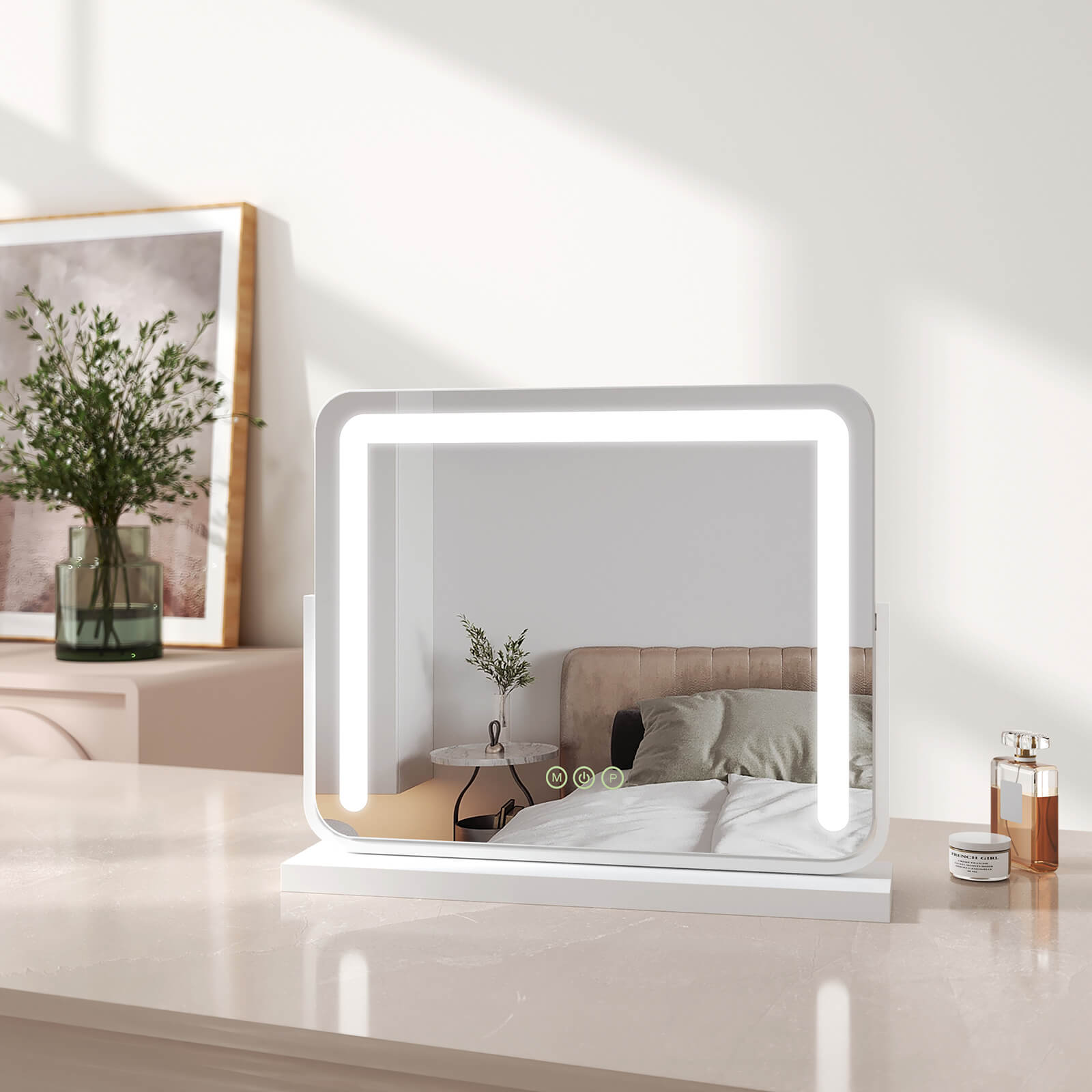emke-cm08-miroir-cosm-tique-led-blanc-60-cm-tactile-3-couleurs image 1