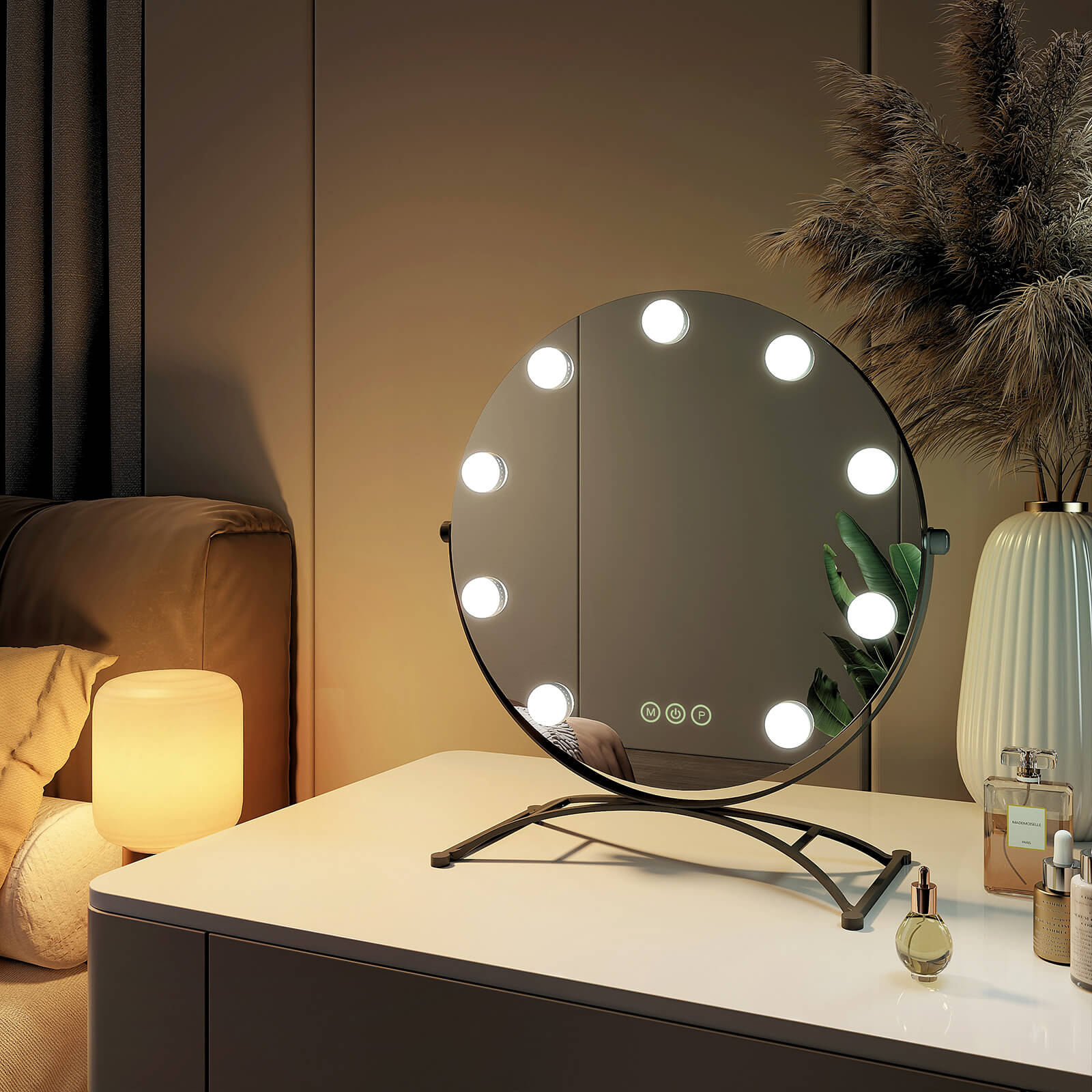 emke-cm11-miroir-grossissant-hollywood-led-7x-40-noir image 5