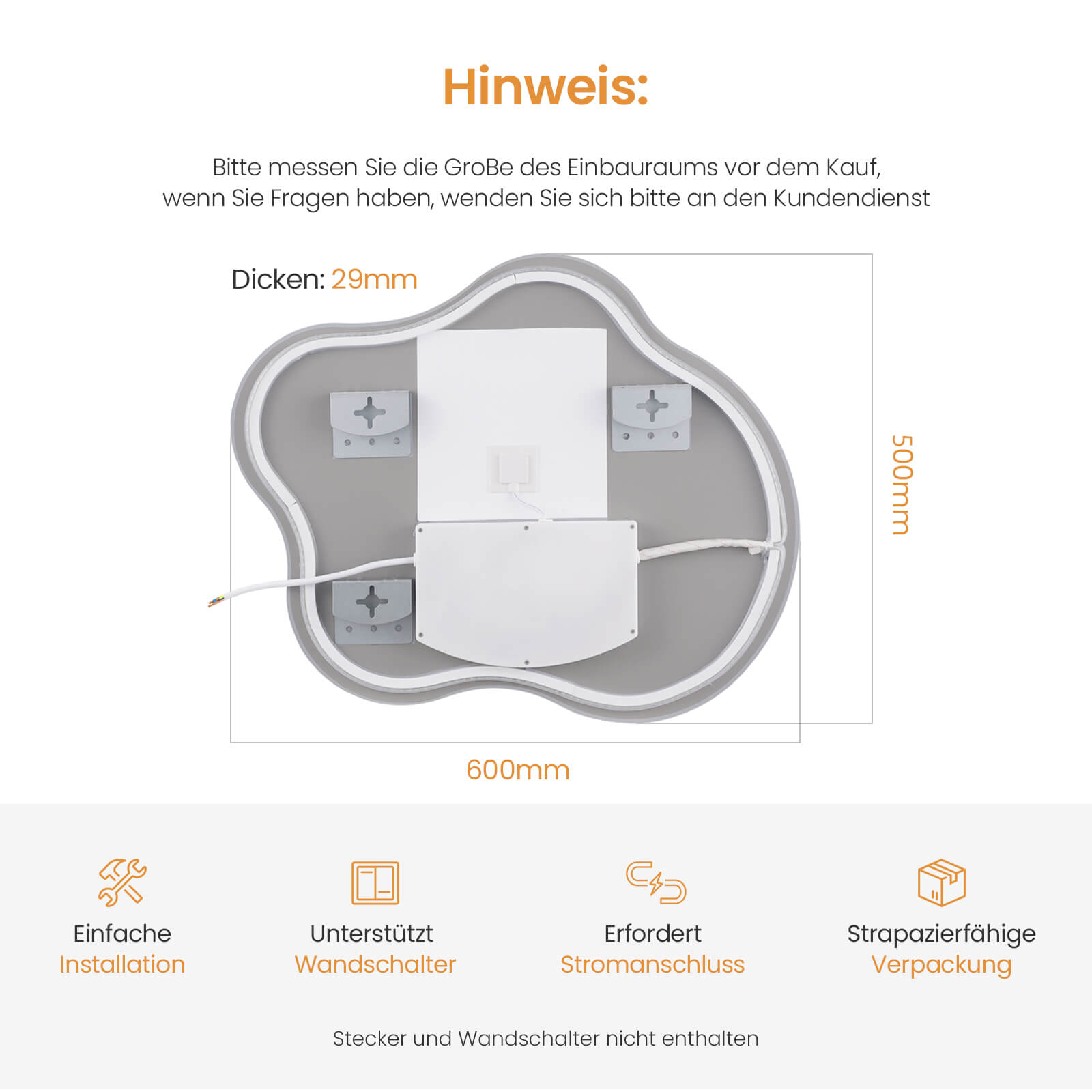 emke-lm31-miroir-lumineux-sans-cadre-50x45-trois-blancs image 7