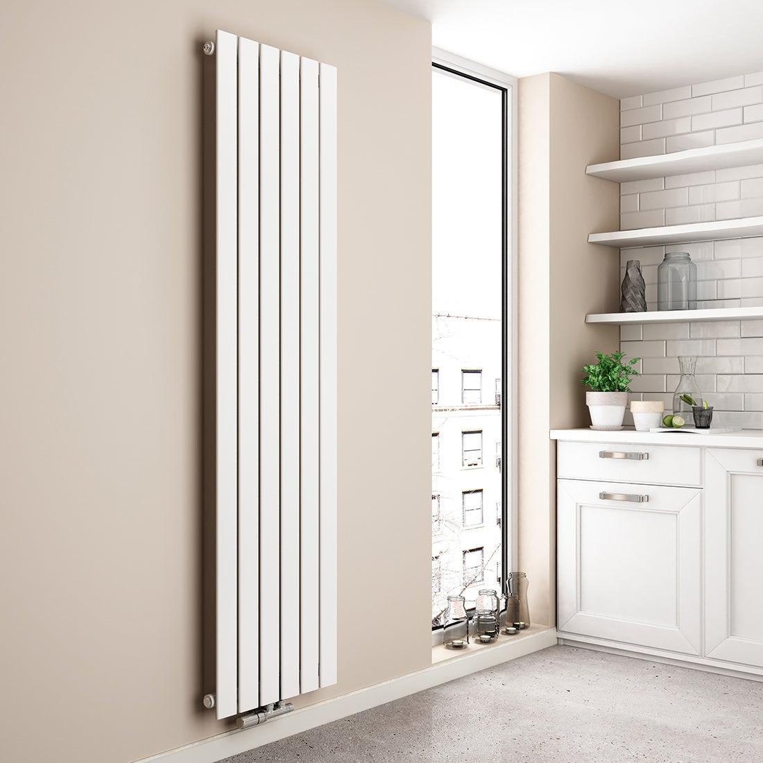 emke-radiateur-vertical-eau-chaude-monocouche-blanc-180x62-cm image 5