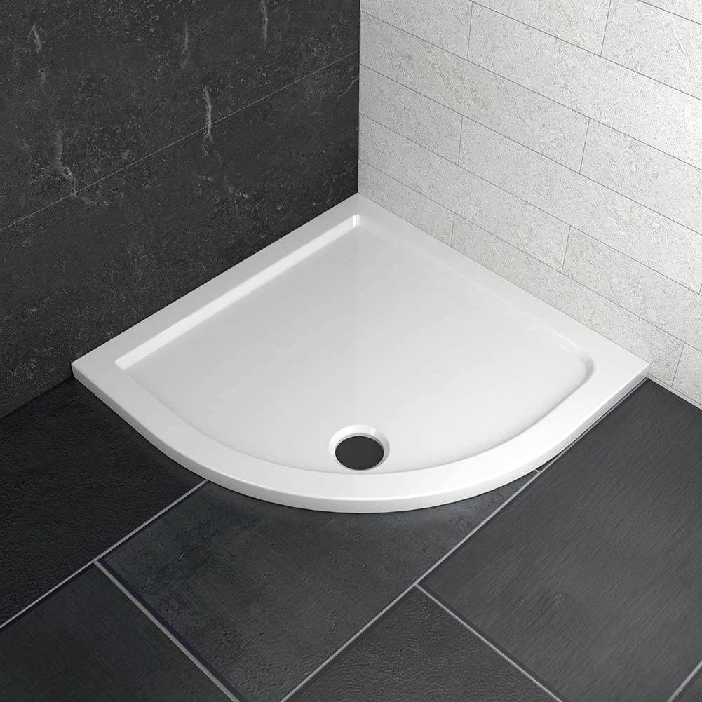 emke-receveur-de-douche-quart-de-cercle-90x90x4-blanc image 1