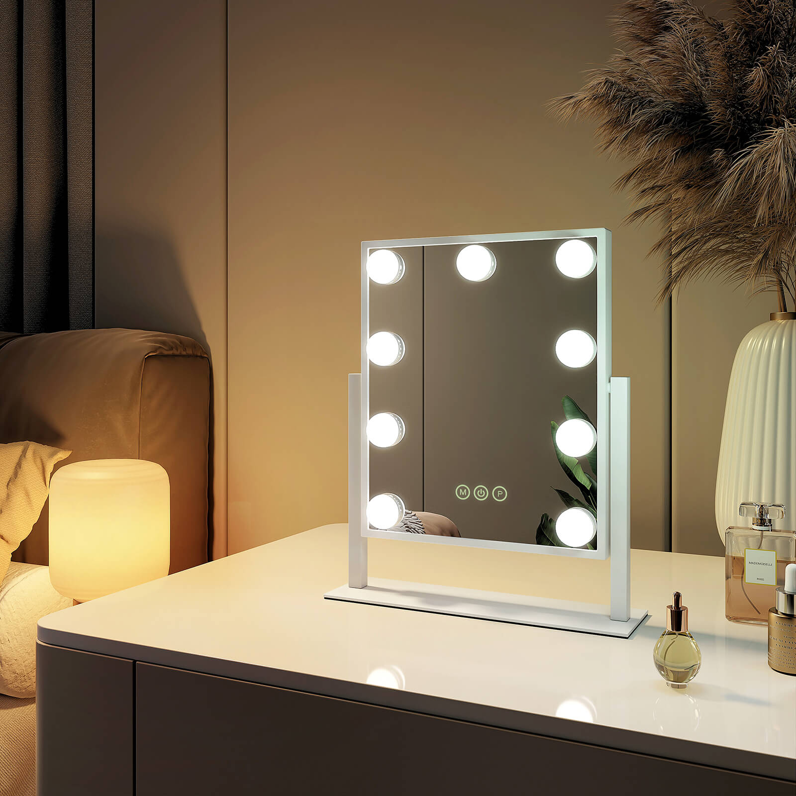 emke-cm12-miroir-maquillage-led-noir-30x41cm-7x-hollywood image 6