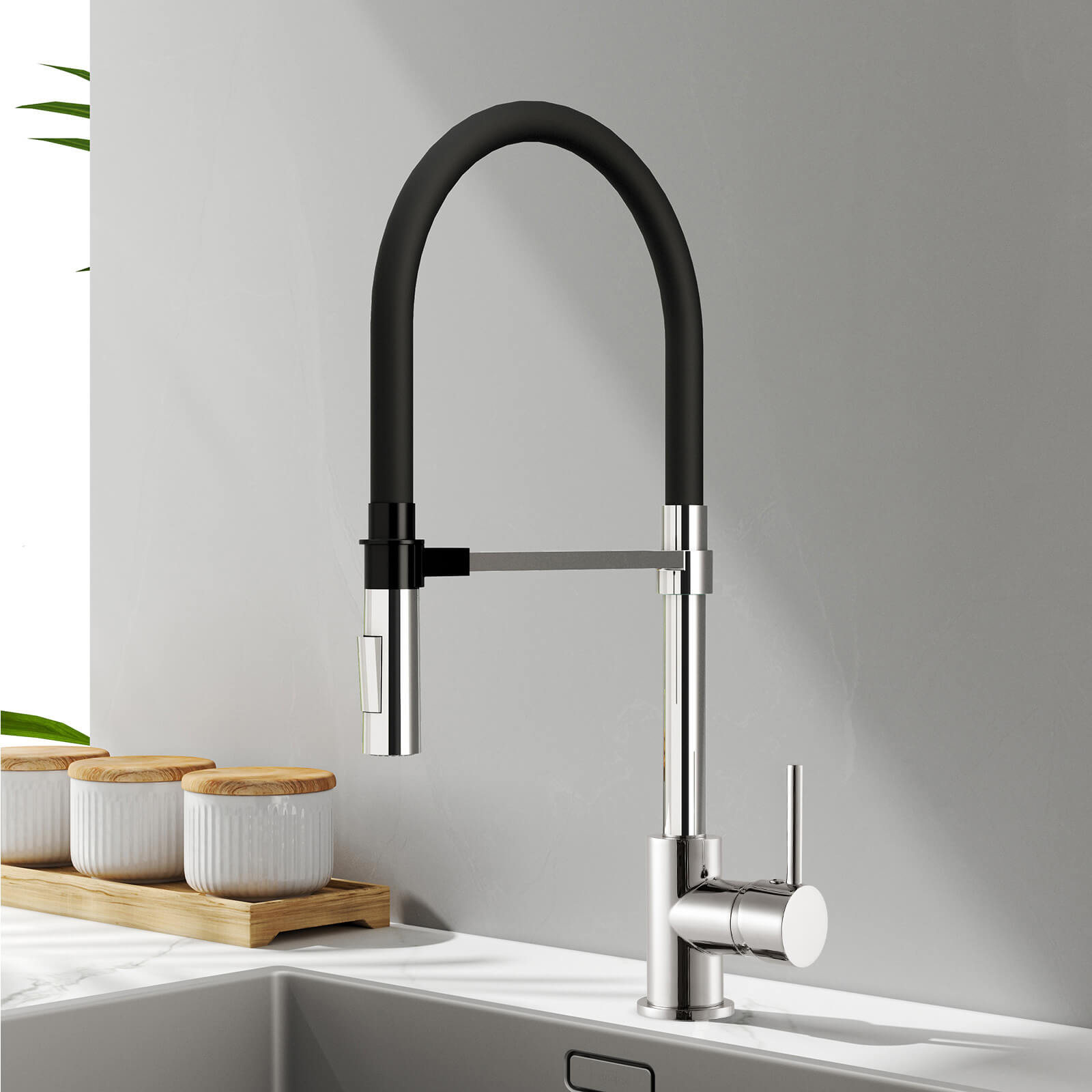 emke-f17-robinet-cuisine-chrom-2-jets-orientable-360 image 2