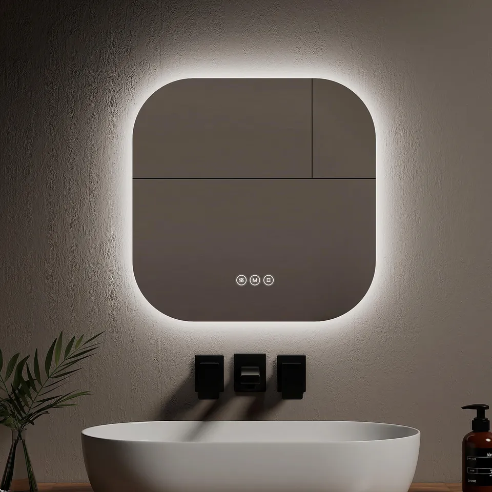 emke-lm32-miroir-led-sans-cadre-60x60-3-couleurs image 1