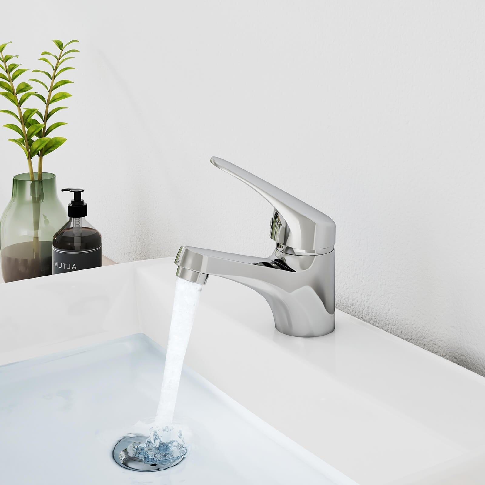 emke-f15-mitigeur-lavabo-chrom-avec-bonde-escamotable image 1