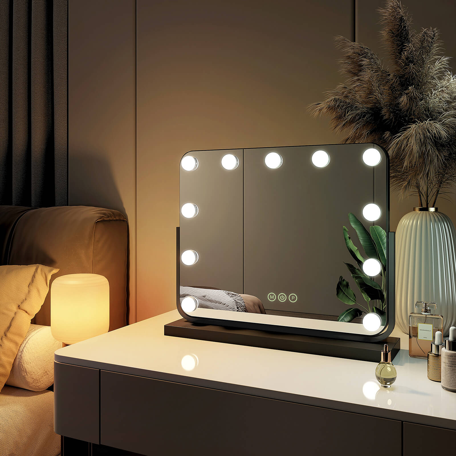 emke-cm10-hollywood-miroir-cosm-tique-led-noir-50x42-7x image 5