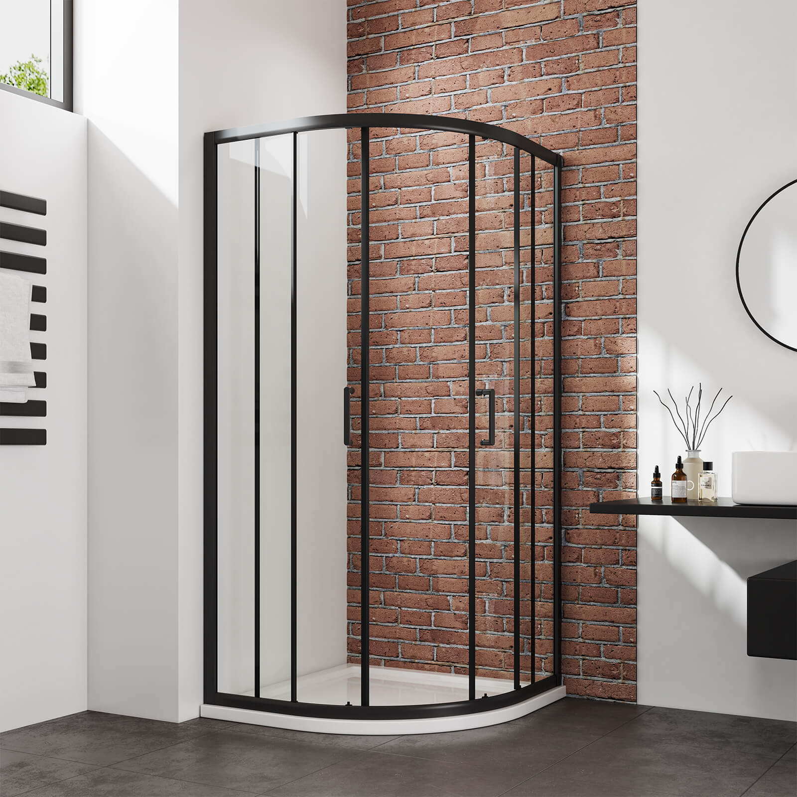 emke-cabine-de-douche-quart-de-cercle-blanche-90x90x185-cm image 3