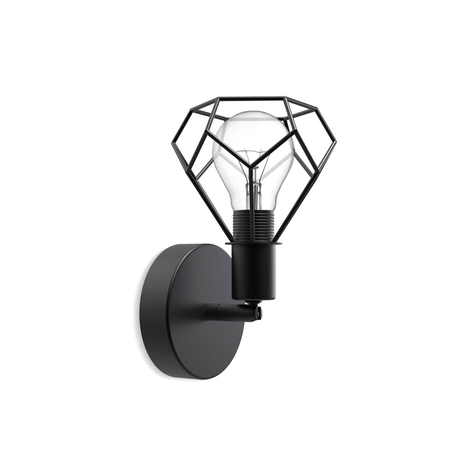 emke-l25a1bl-applique-murale-noire-e14-orientable image 3