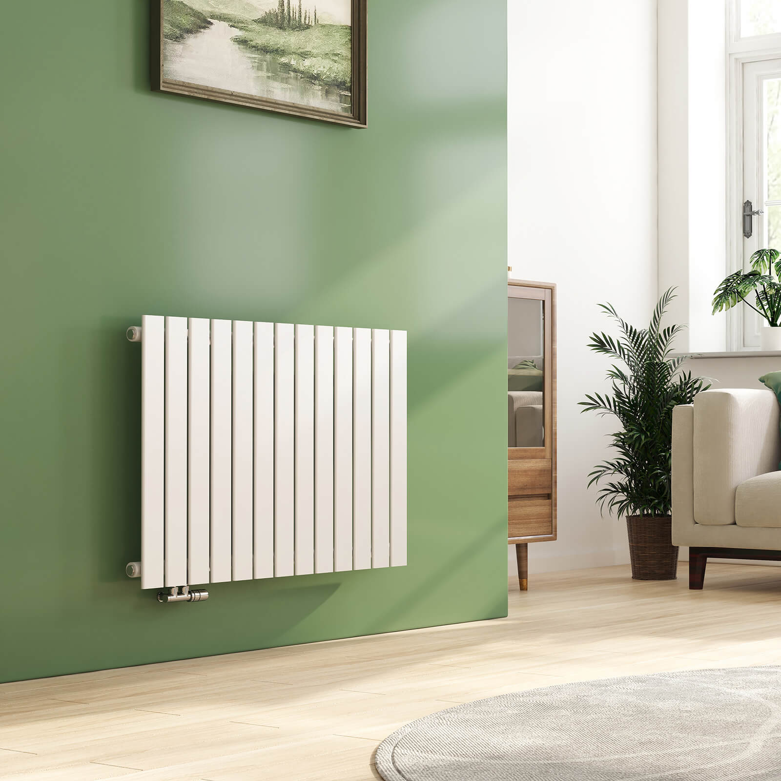emke-radiateur-plat-63x100-cm-blanc-eau-chaude image 5