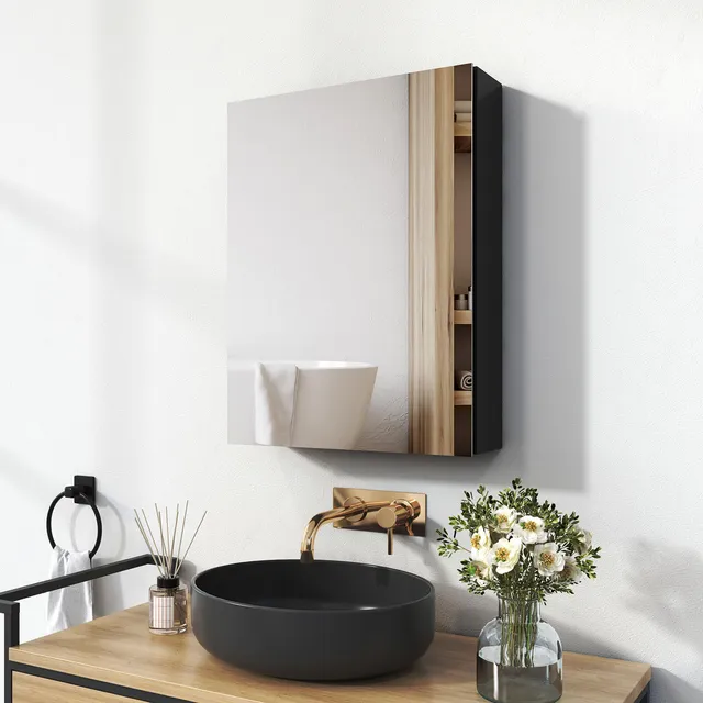 emke-mc5-armoire-murale-salle-de-bain-50x65-cm-noir image 1