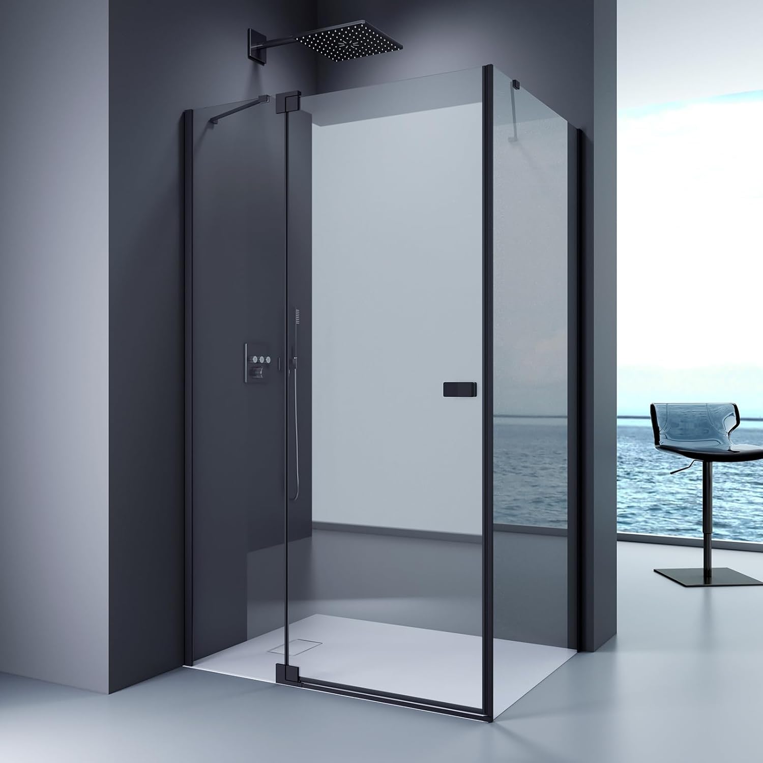 emke-cabine-de-douche-90x190-90x190-chrome-6mm image 2