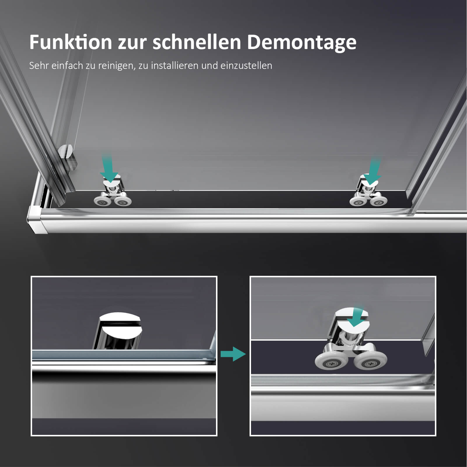 emke-cabine-de-douche-angle-90x90x195-cm-portes-coulissantes-verre image 6