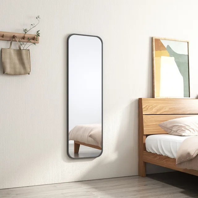 emke-miroir-sur-pied-fm03-pleine-longueur-noir-160x40-cm image 1