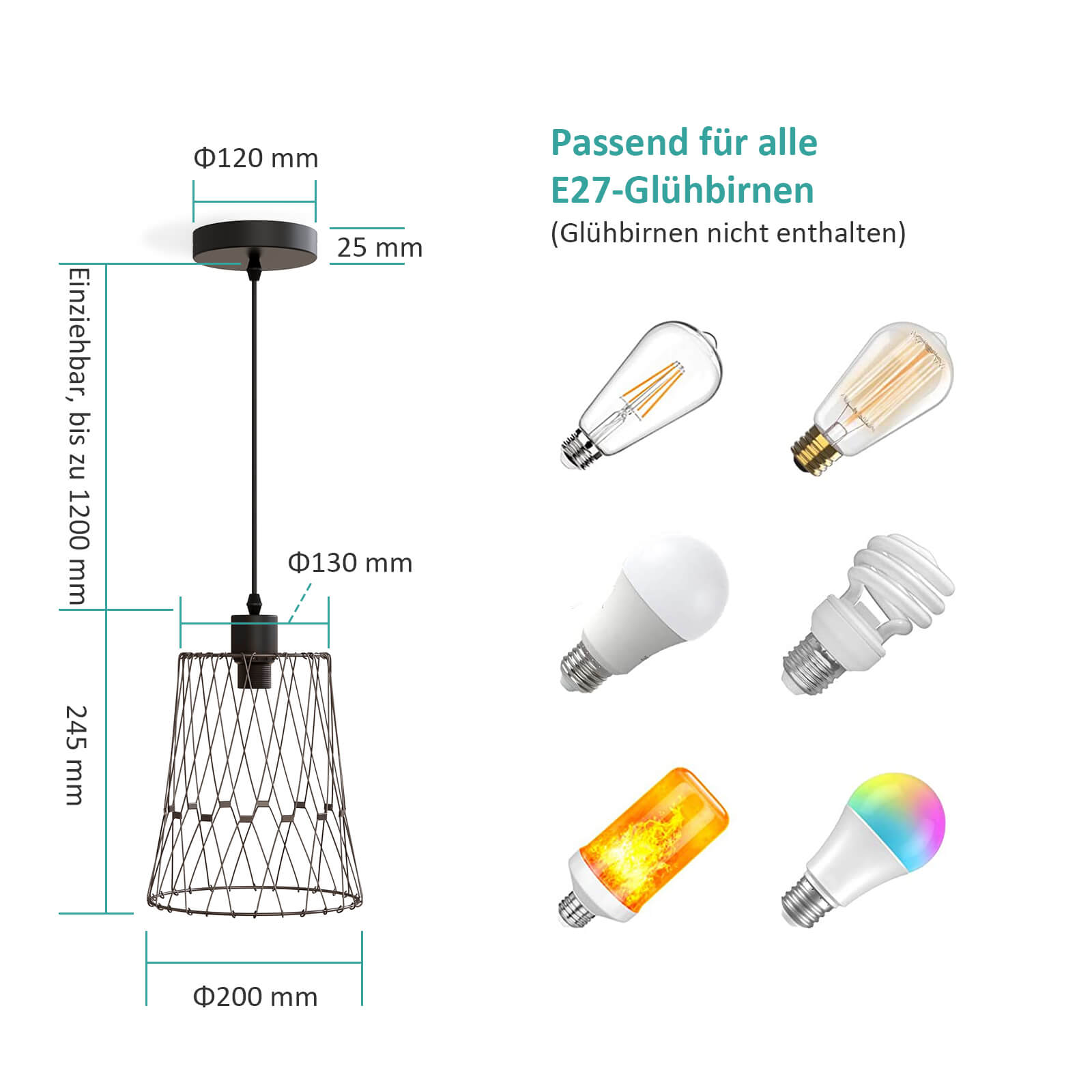 emke-l18b2bl-suspension-fer-anthracite-d-formable-e27 image 8