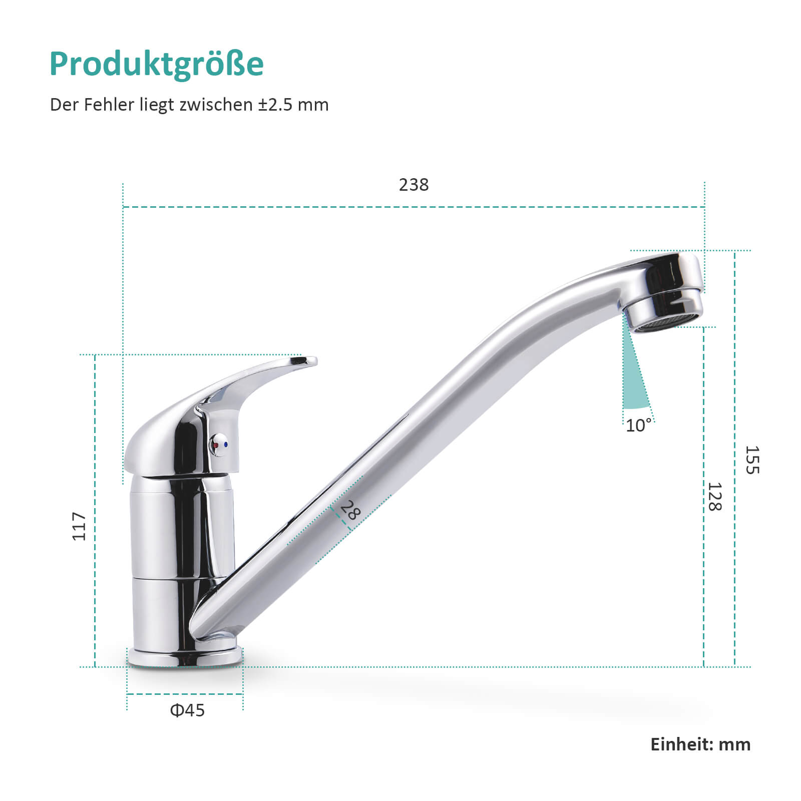 emke-f02-robinetterie-mitigeur-cuisine-chrom-360 image 8