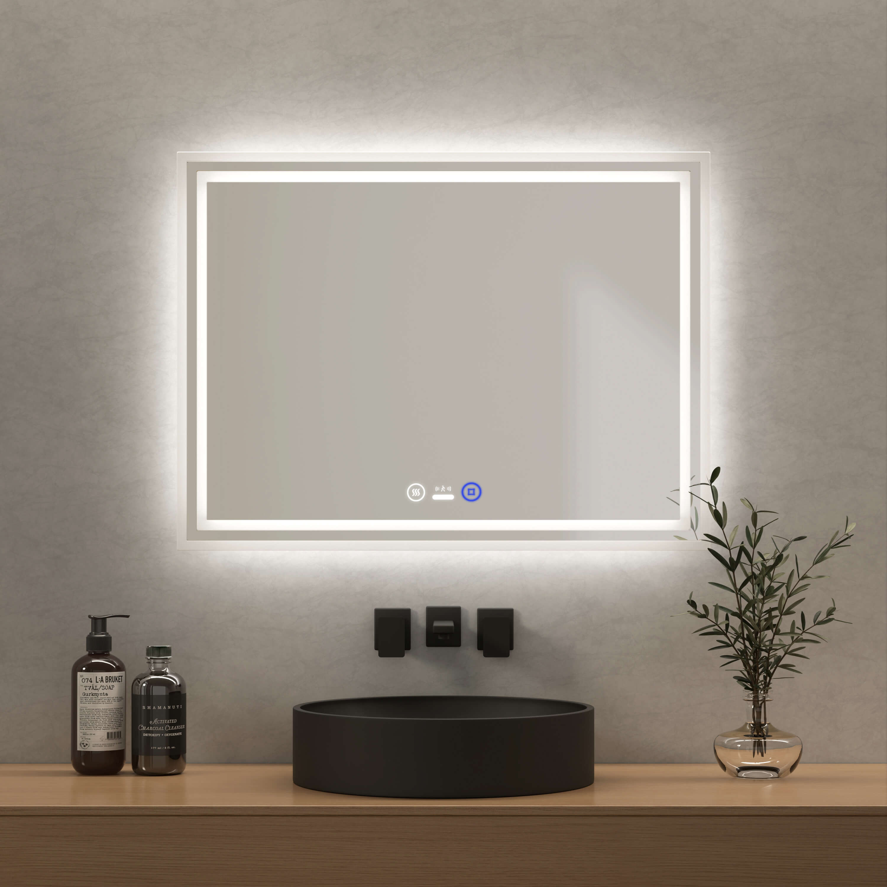 emke-miroir-lumineux-lm04-salle-de-bain-80x60-capteur image 2