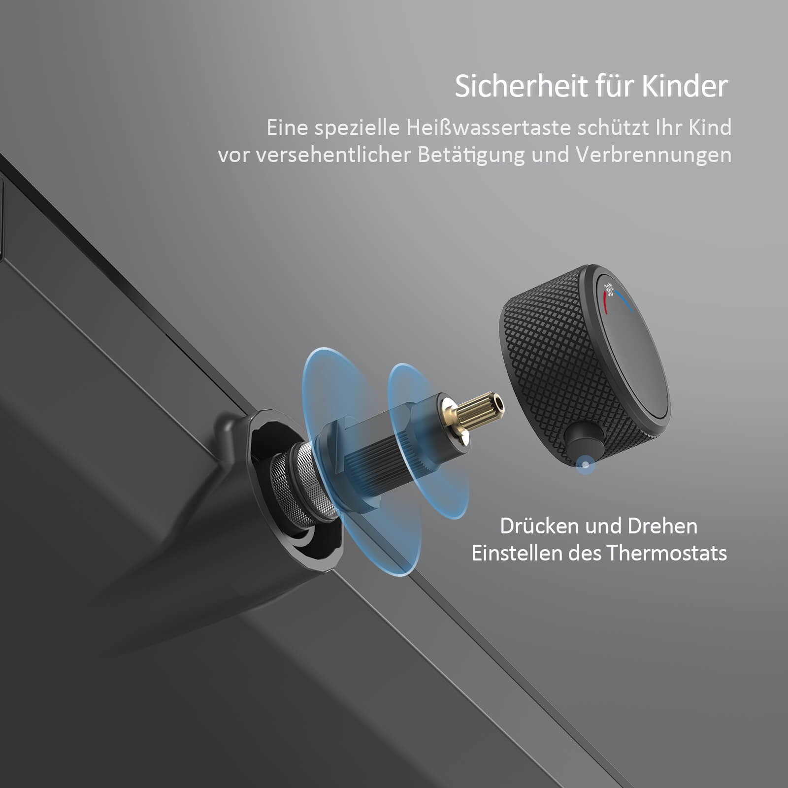 emke-f13-colonne-de-douche-thermostatique-noir-mat-tablette image 4