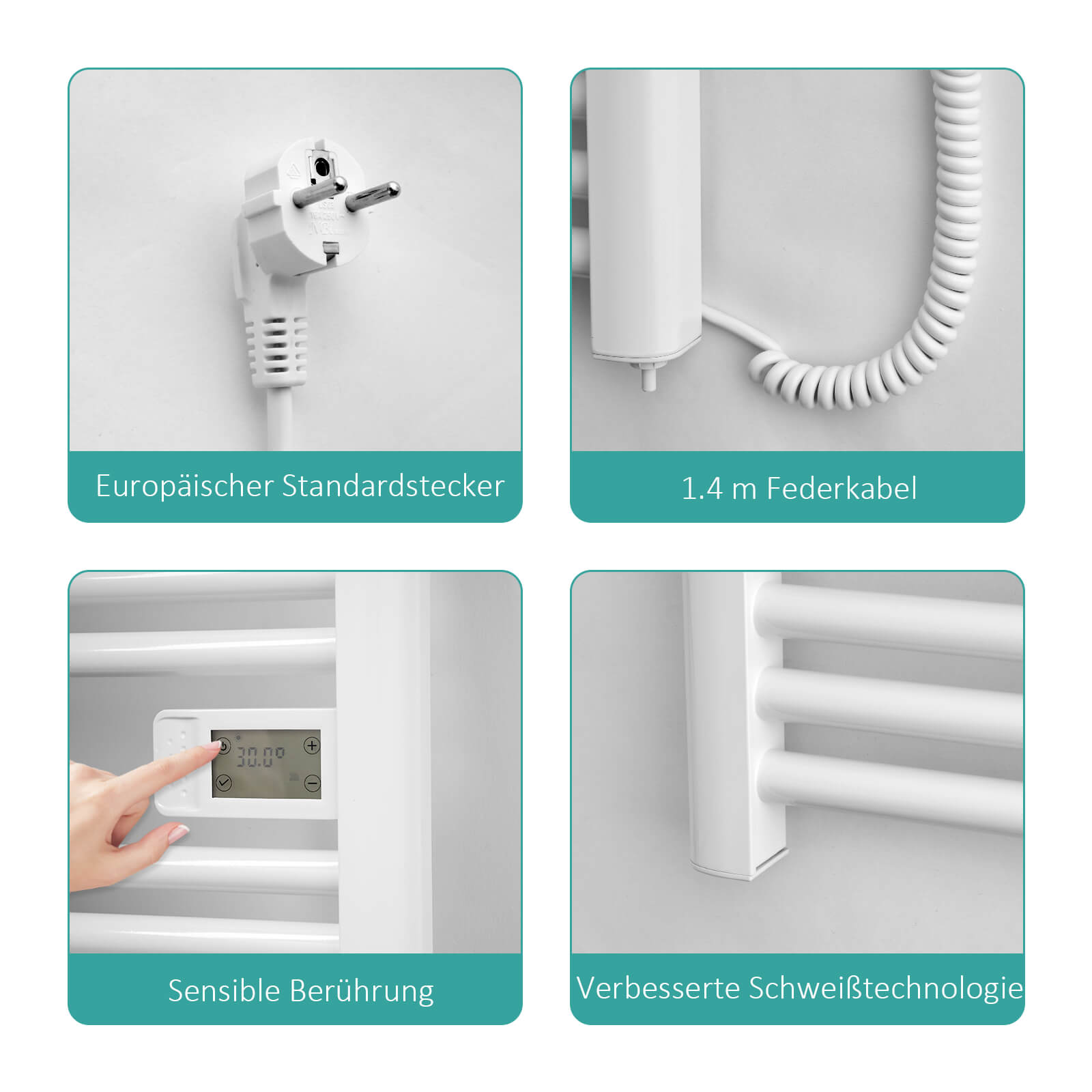 emke-ptr-s-che-serviette-lectrique-blanc-500-w image 5