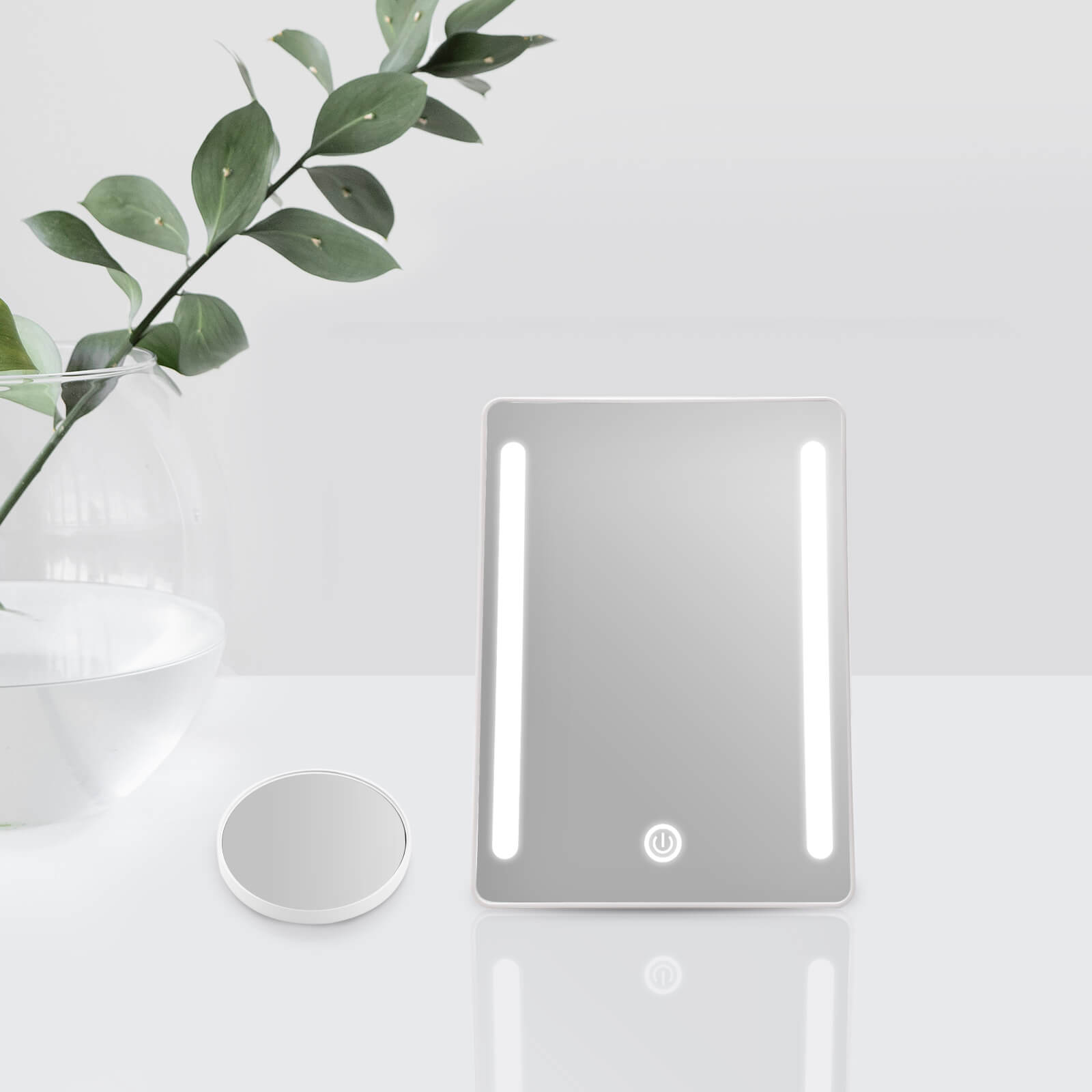emke-cm03-miroir-grossissant-led-3x-usb-6000k image 1