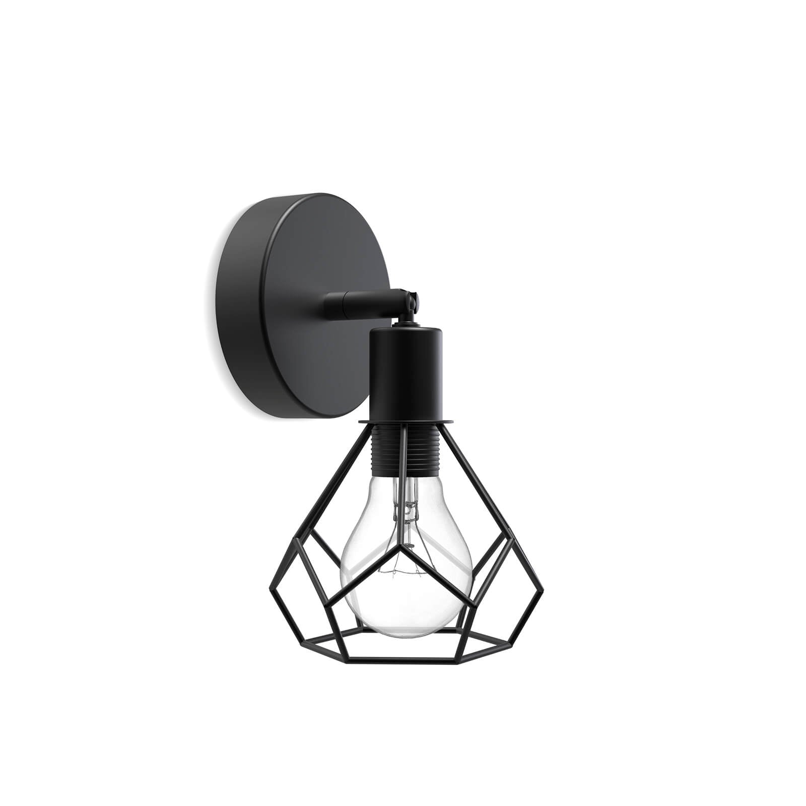 emke-l25a1bl-applique-murale-noire-e14-orientable image 2