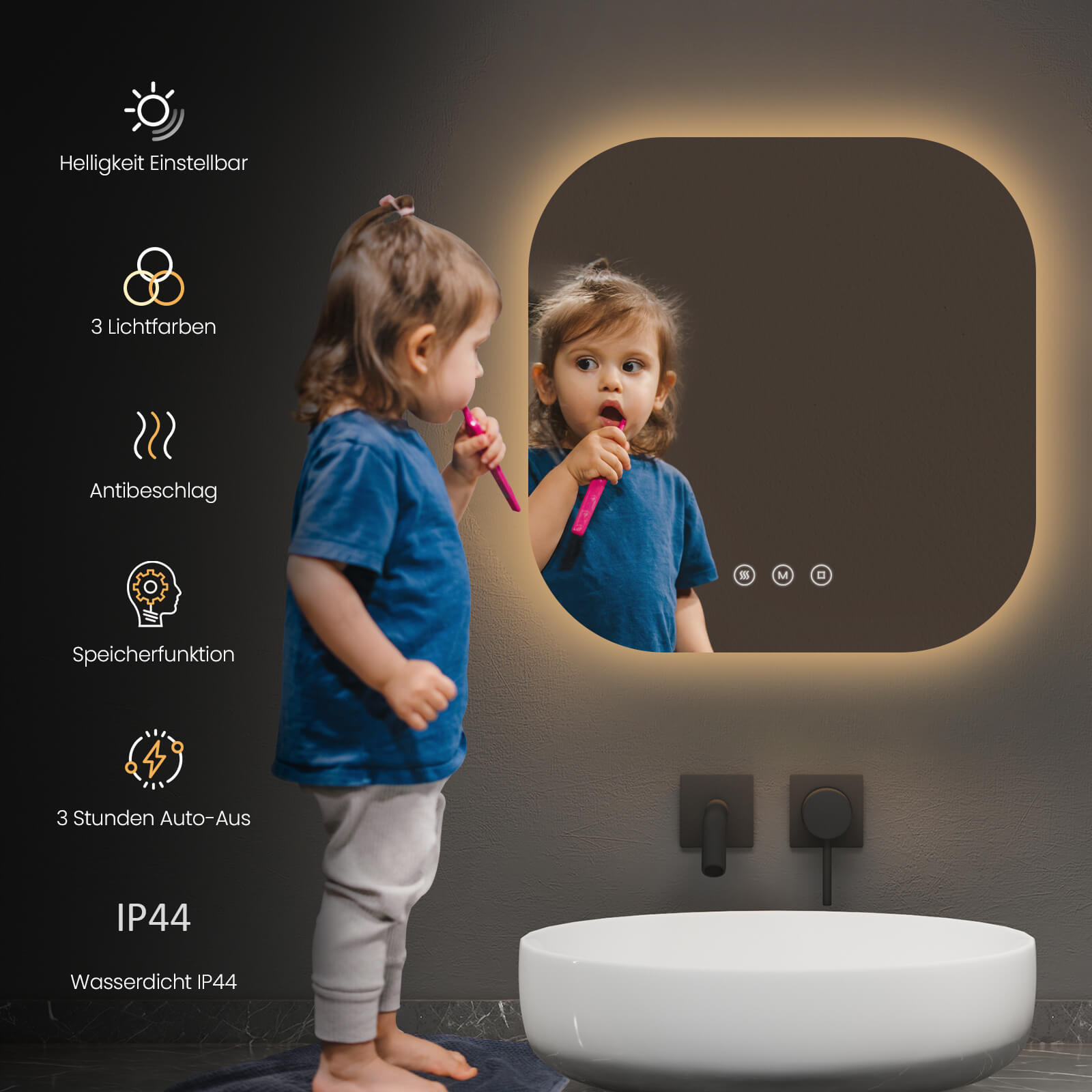 emke-lm32-miroir-led-sans-cadre-60x60-3-couleurs image 5
