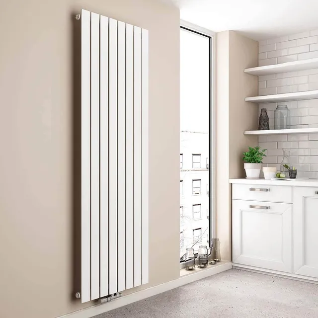 emke-radiateur-vertical-eau-chaude-monocouche-blanc-180x62-cm image 1