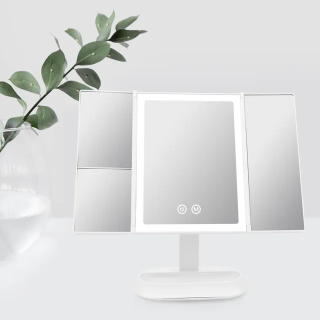 emke-cm03-miroir-maquillage-led-5x-7x-blanc image 1