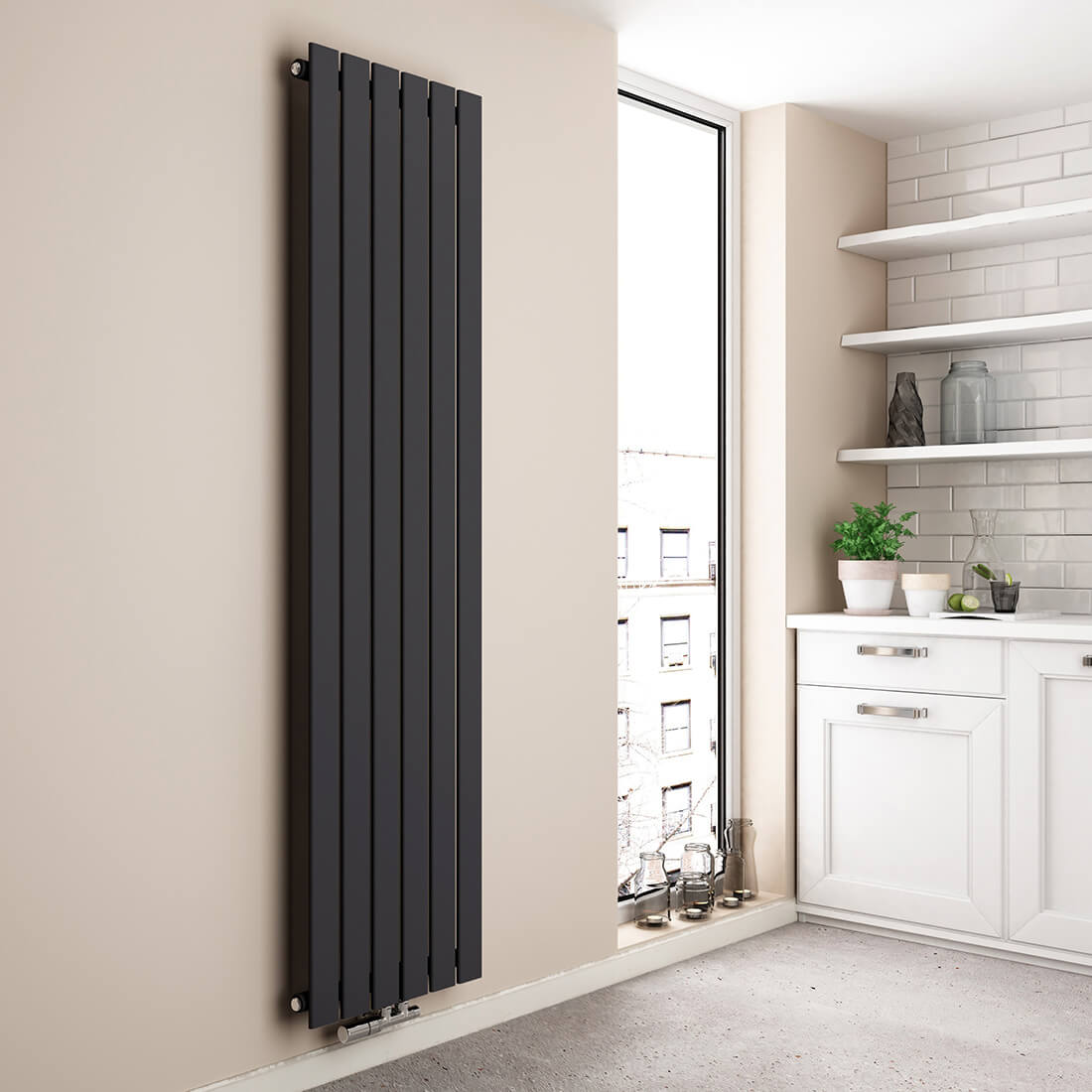 emke-radiateur-vertical-eau-chaude-monocouche-blanc-180x62-cm image 6