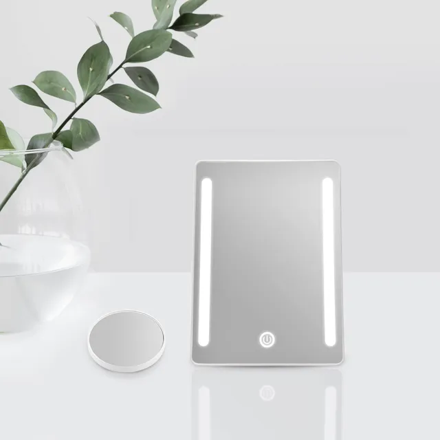 emke-cm03-miroir-grossissant-led-3x-usb-6000k image 1