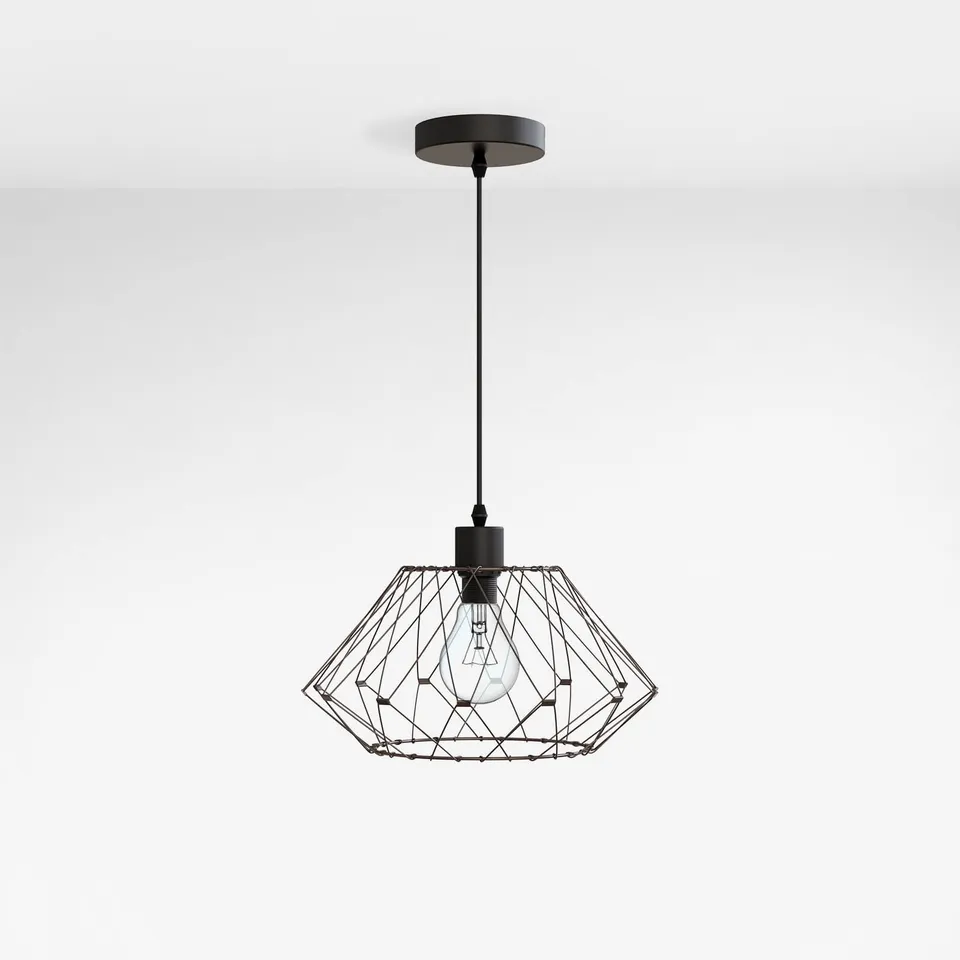emke-l18b2bl-suspension-fer-anthracite-d-formable-e27 image 1