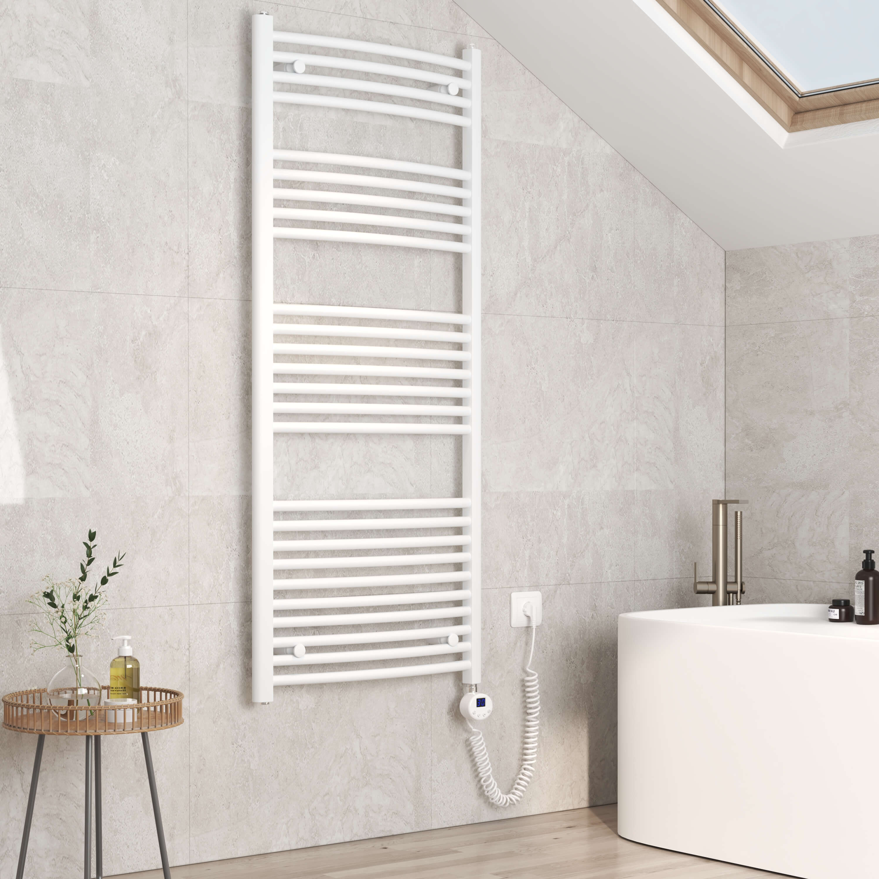 emke-pctr-s-che-serviette-lectrique-blanc-120x60-thermostat image 1