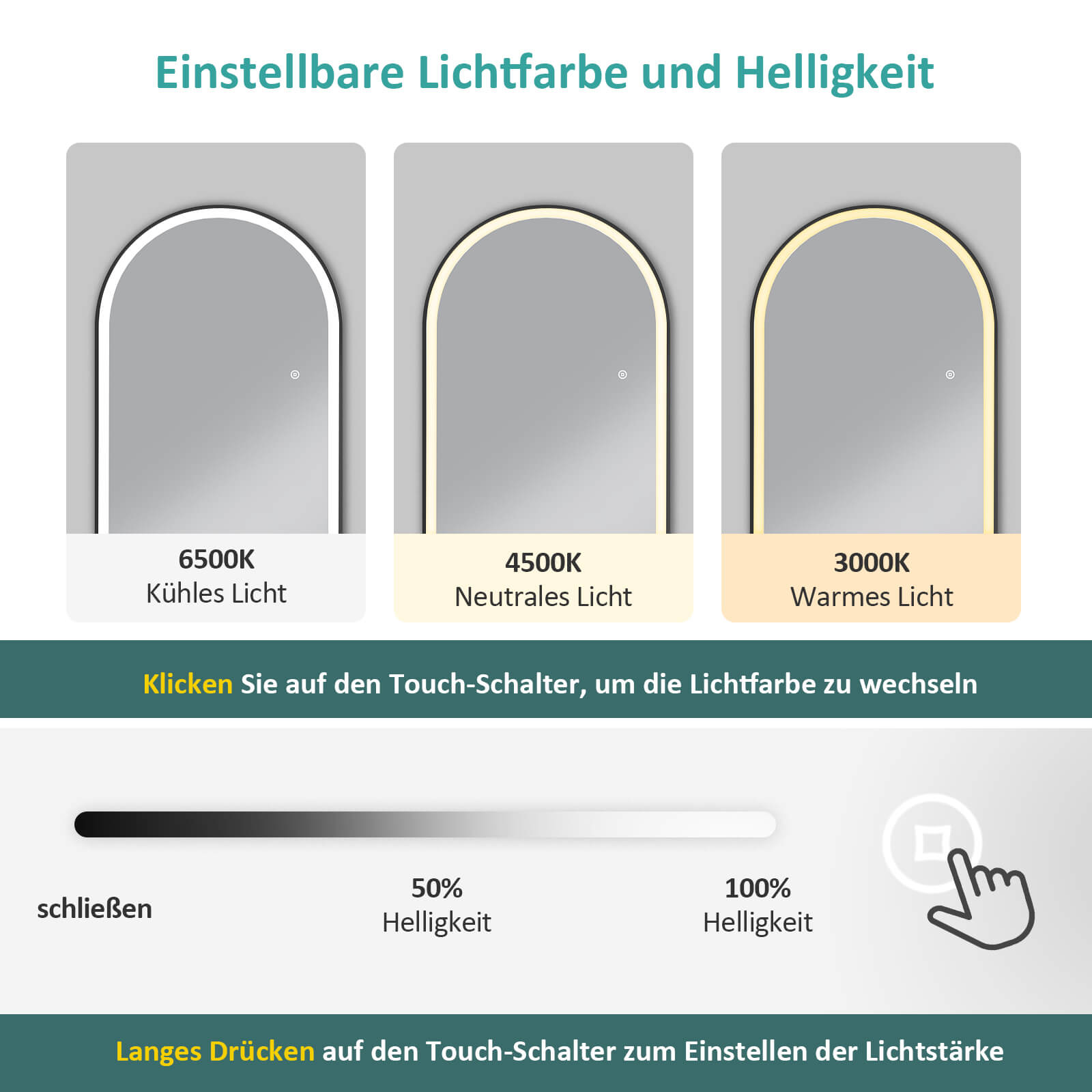 emke-miroir-sur-pied-fm06-miroir-led-noir-160x60 image 8