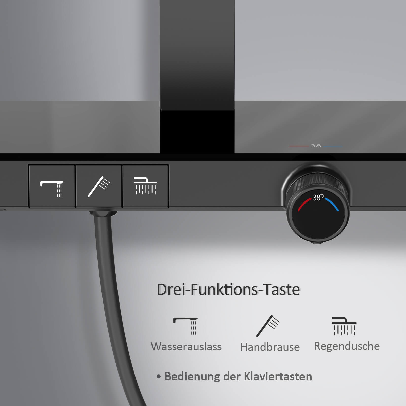 emke-f13-colonne-de-douche-thermostatique-noir-mat-tablette image 7