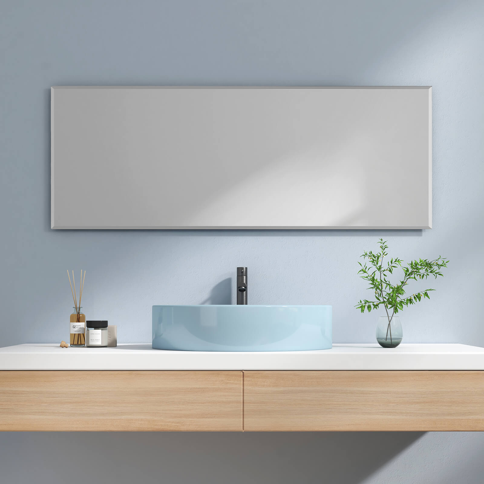 emke-miroir-mural-rectangulaire-120x60-sans-cadre image 2