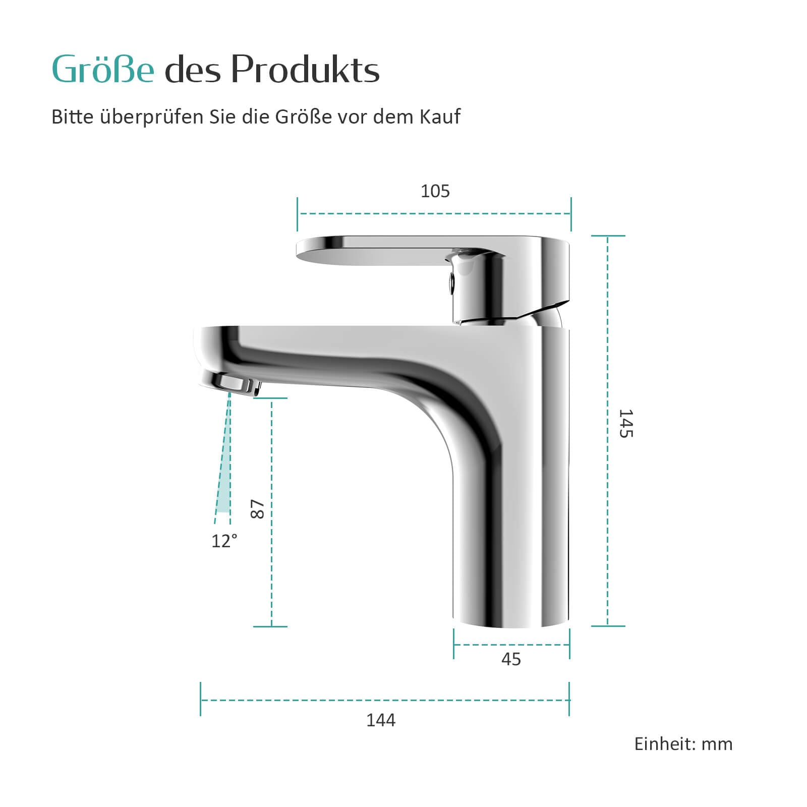 emke-f02-robinet-lavabo-chrome-sans-vidage image 8