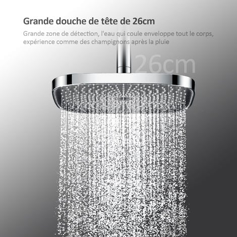 emke-f12-colonne-de-douche-thermostatique-chrome-effet-pluie image 3