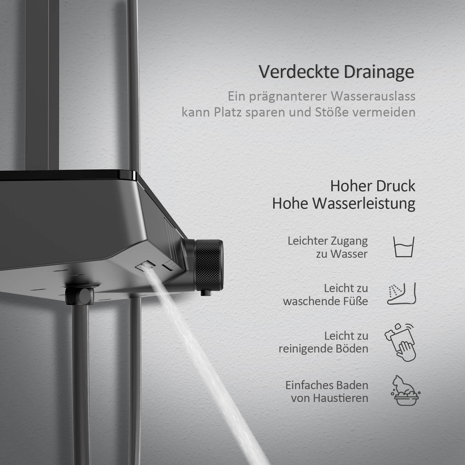 emke-f13-colonne-de-douche-thermostatique-noir-mat-tablette image 8