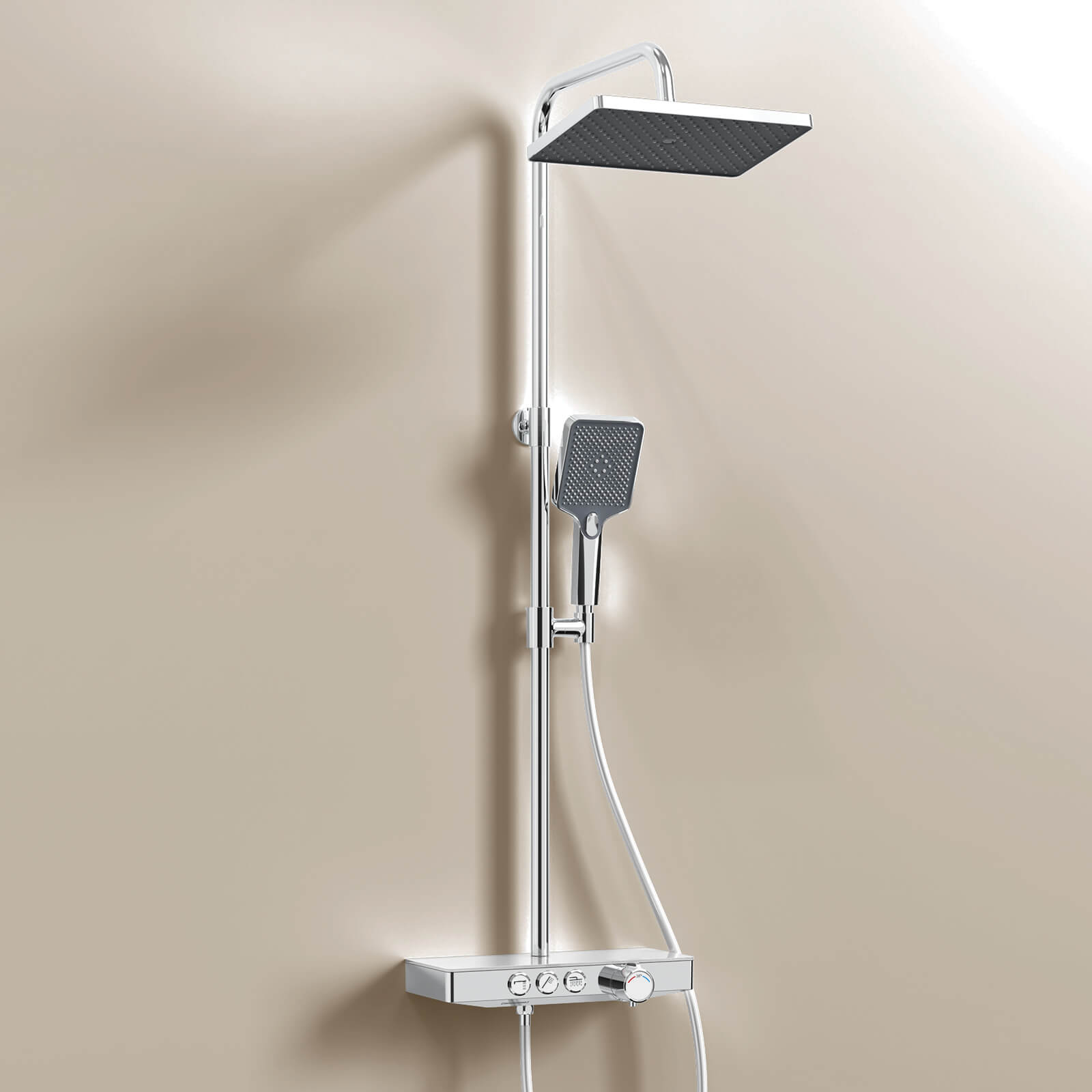 emke-f09-colonne-de-douche-thermostatique-chrome-3-jets image 1