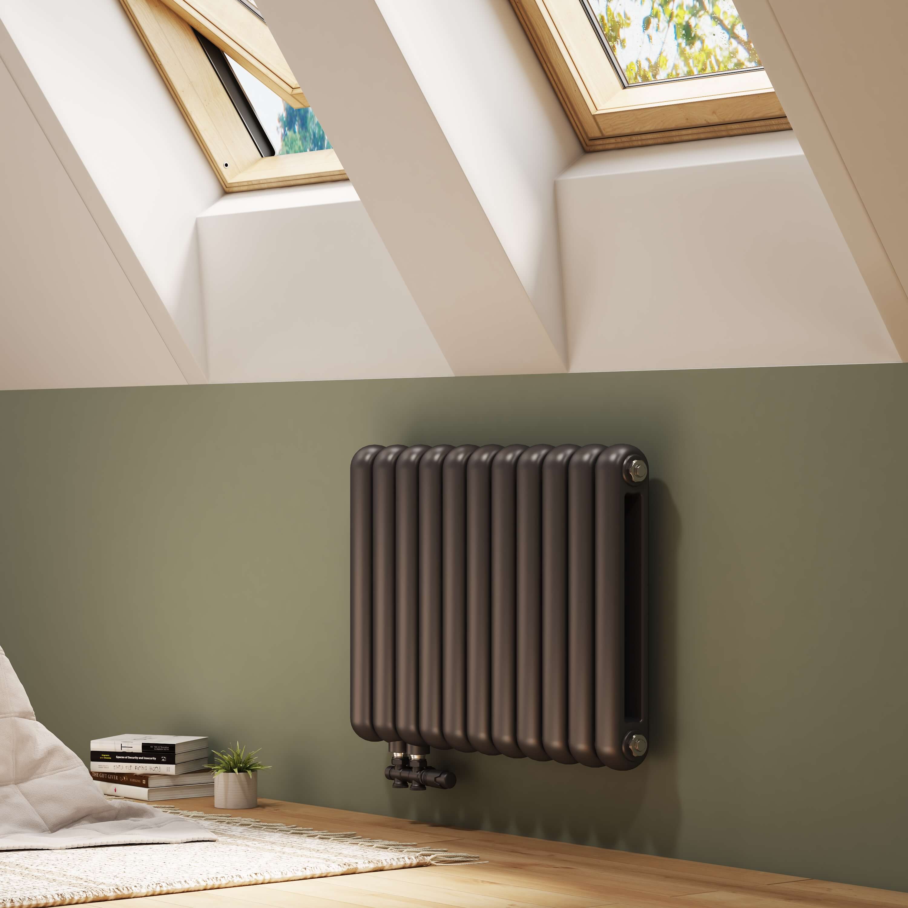 emke-radiateur-eau-chaude-rond-double-anthracite-55x100 image 4
