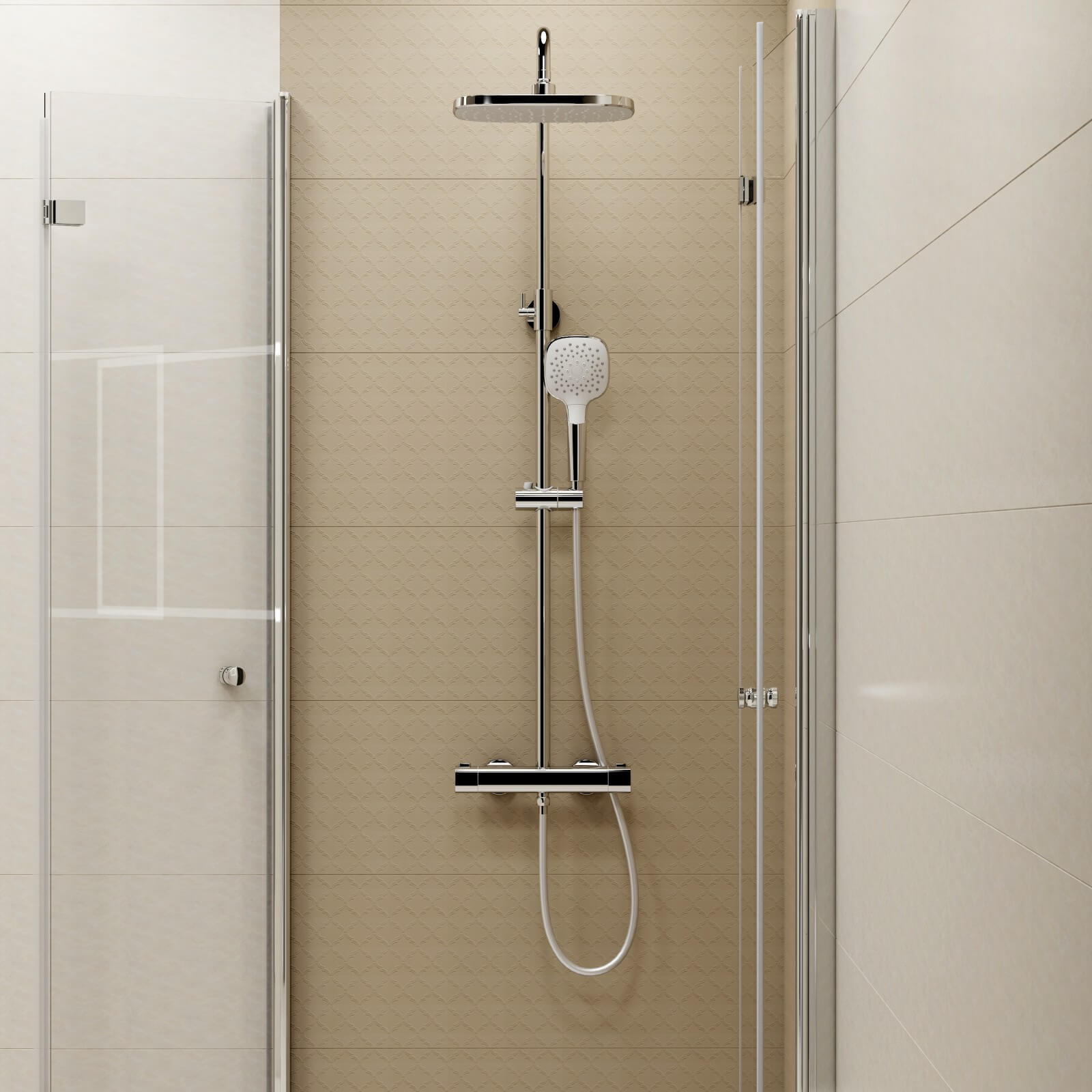 emke-f06-colonne-de-douche-thermostatique-chrome-3-jets image 3