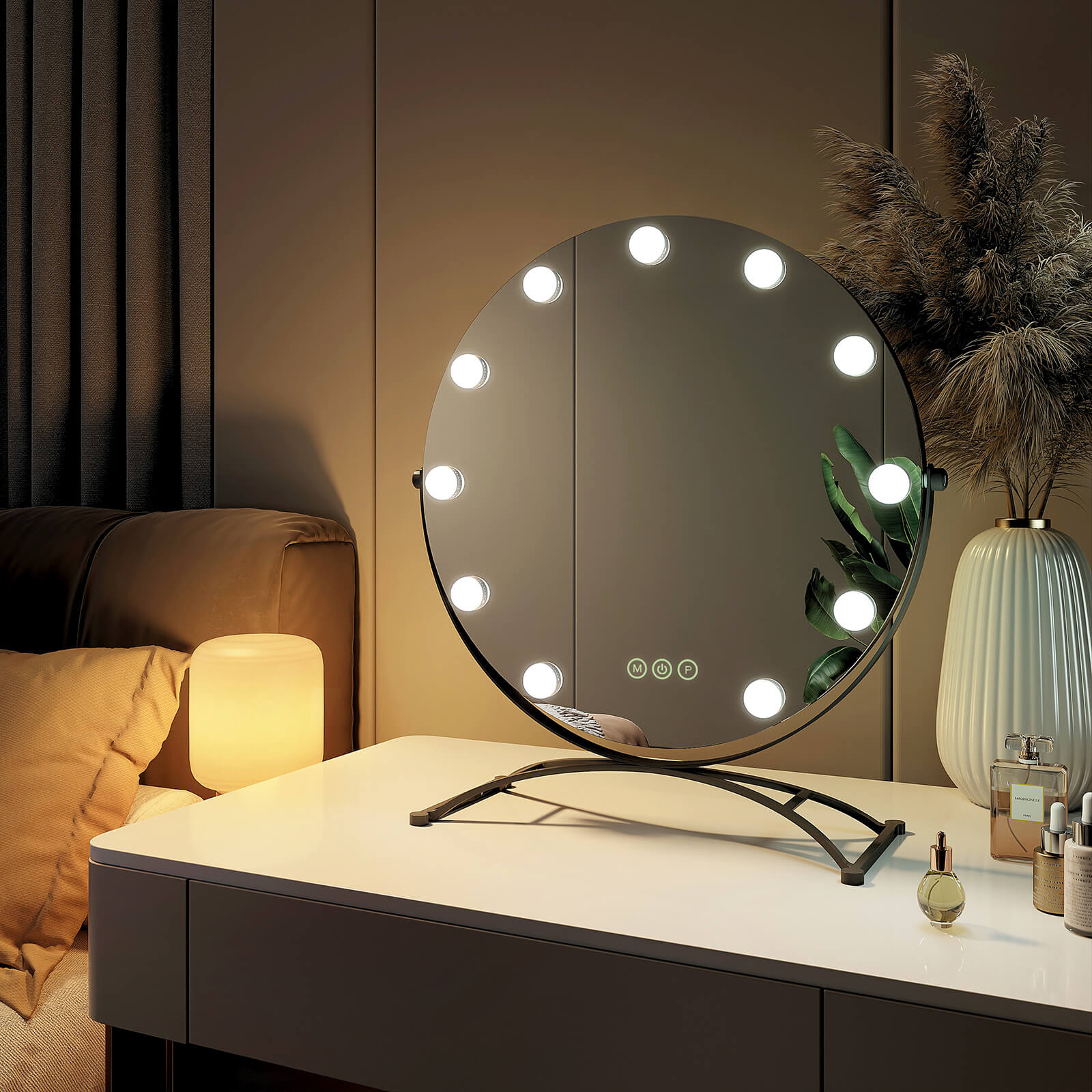 emke-cm11-miroir-grossissant-hollywood-led-7x-40-noir image 7