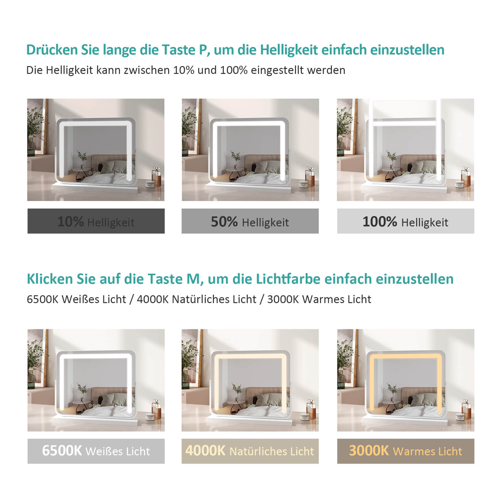 emke-cm08-miroir-cosm-tique-led-blanc-60-cm-tactile-3-couleurs image 8