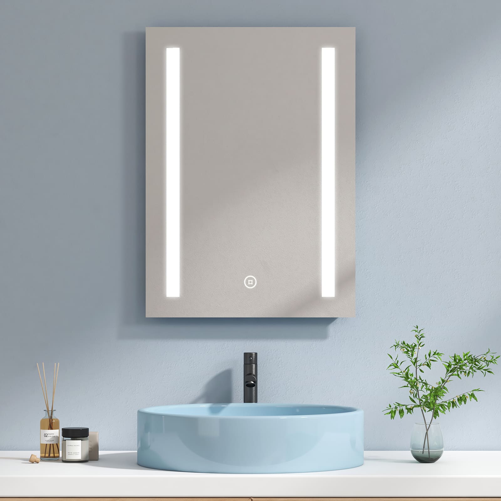 emke-lm01-miroir-led-salle-de-bain-antibu-e-60x80 image 5